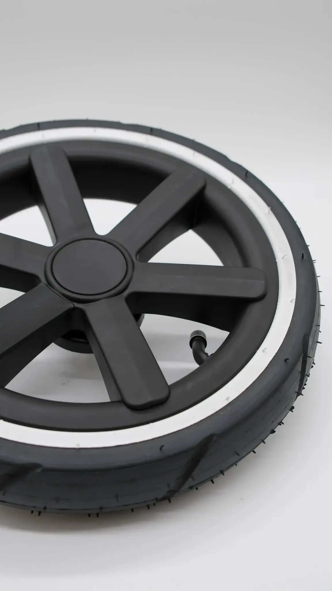 ABC-Design Hinterrad Salsa 4 Air 12 Zoll Schwarz Weißwand – Passt Für Mehrere Modelle, Ersatz-Luftreifen Hinterrad