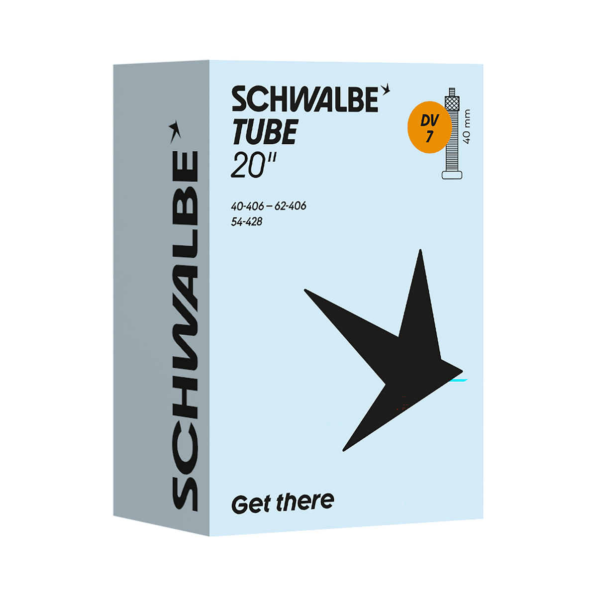 Original Schwalbe Schlauch Nr. 7 (20 Zoll DV) | Für Kinderfahrrad & Anhänger