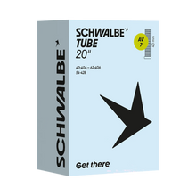 Original Schwalbe Schlauch Nr. 7 (20 Zoll) | Für Fahrradanhänger Hinterräder (AV 40mm) Schwalbe