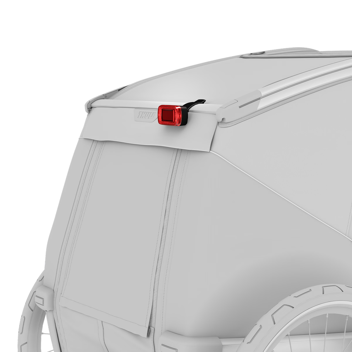 Original Thule Delight 2 Rückleuchte | Sicherheits-Rücklicht für Kindersitze & Anhänger
