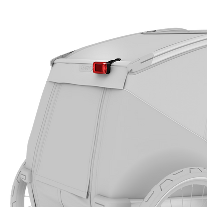 Original Thule Delight 2 Rückleuchte | Sicherheits-Rücklicht für Kindersitze & Anhänger