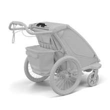 Thule Aion Changing Bag Bike Trailer Clip – Wickeltaschenhalter für Thule Fahrradanhänger - KnirpsExperte