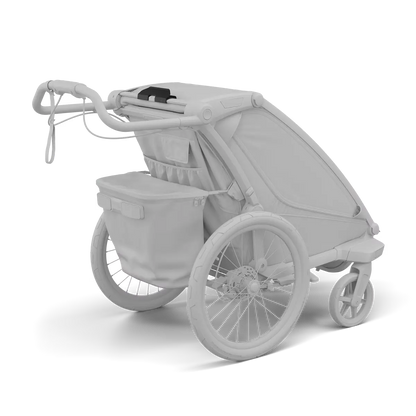 Thule Aion Changing Bag Bike Trailer Clip – Wickeltaschenhalter für Thule Fahrradanhänger - KnirpsExperte
