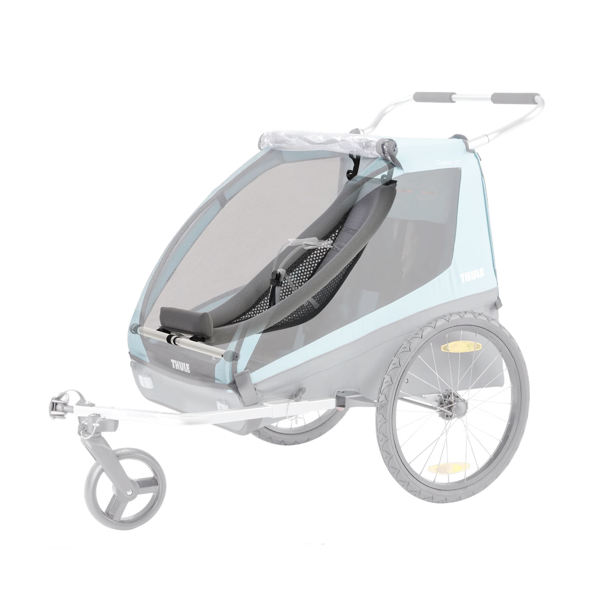 Thule Infant Sling Babytrage Dunkelgrau | Für Courier & Coaster XT (ab Mod. 2026)