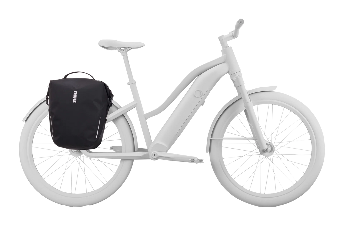 Original Thule Shield Pannier 22L InLock | Wasserdichte Fahrradtasche Schwarz