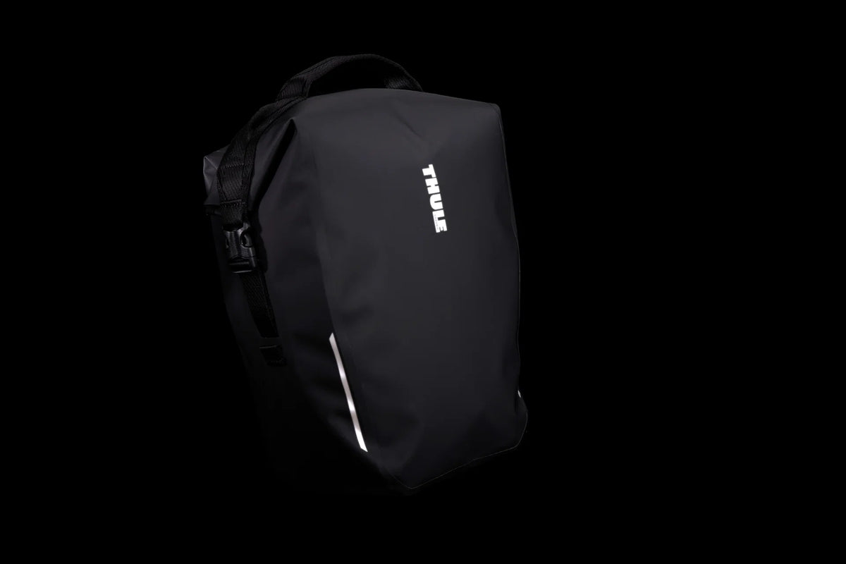 Original Thule Shield Pannier 22L InLock | Wasserdichte Fahrradtasche Schwarz