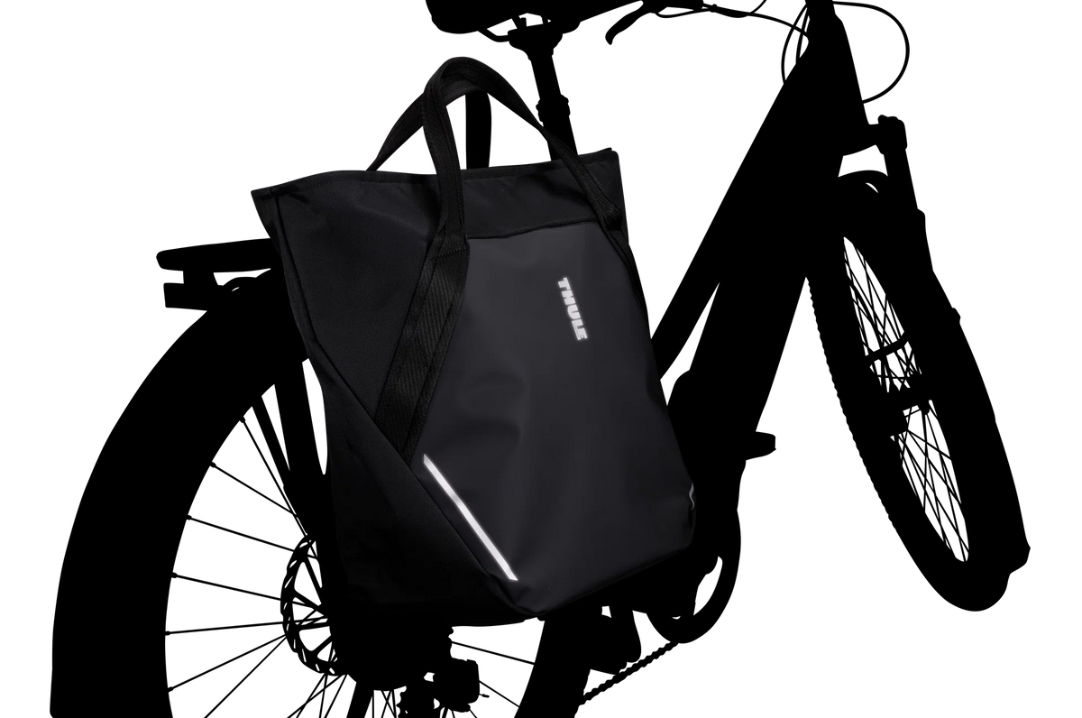 Original Thule Chasm Shopping Tote 25L InLock | Fahrradtasche Schwarz