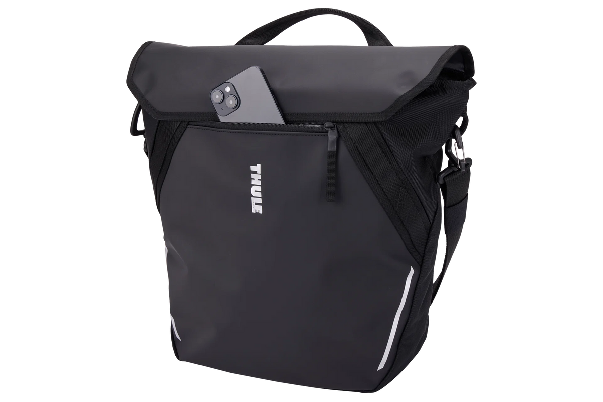 Original Thule Chasm Courier 22L InLock | Fahrrad-Kuriertasche Schwarz