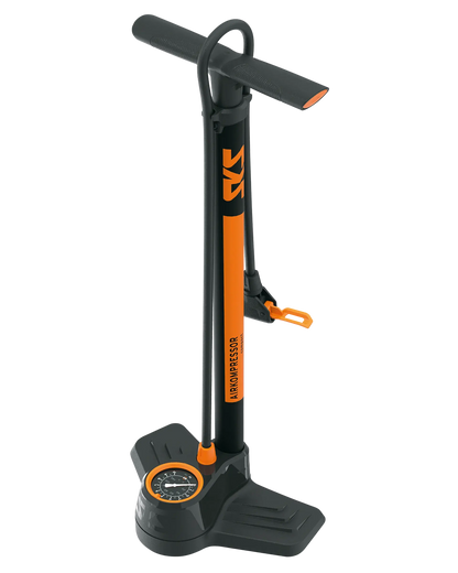 SKS Standpumpe Airkompressor Compact 10.0 | Mit MV EASY Ventilkopf (10 Bar) SKS