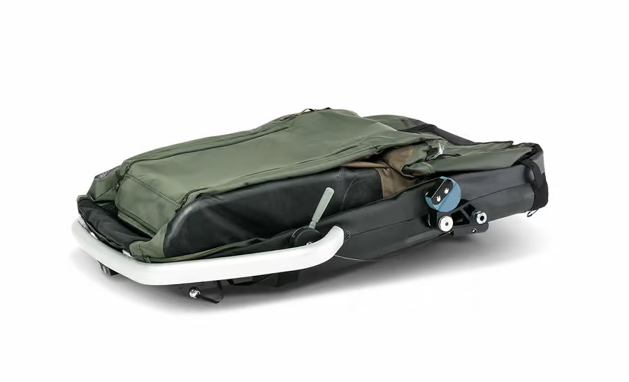 Croozer Dog Tammo Moss Green – Premium Hundeanhänger für große Hunde bis 45 kg Croozer