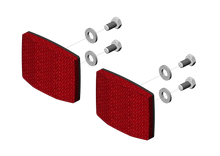 Croozer Reflektorsatz Hinten – Rot, ab Modell 2018 Croozer
