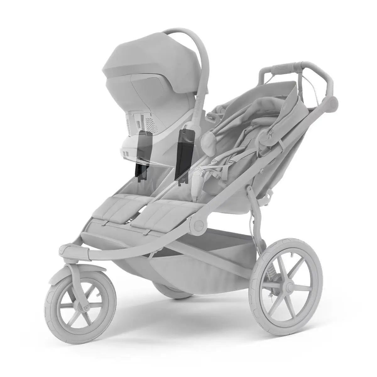 Thule Urban Glide 3 Double – Maxi-Cosi Adapter für Geschwisterwagen Thule